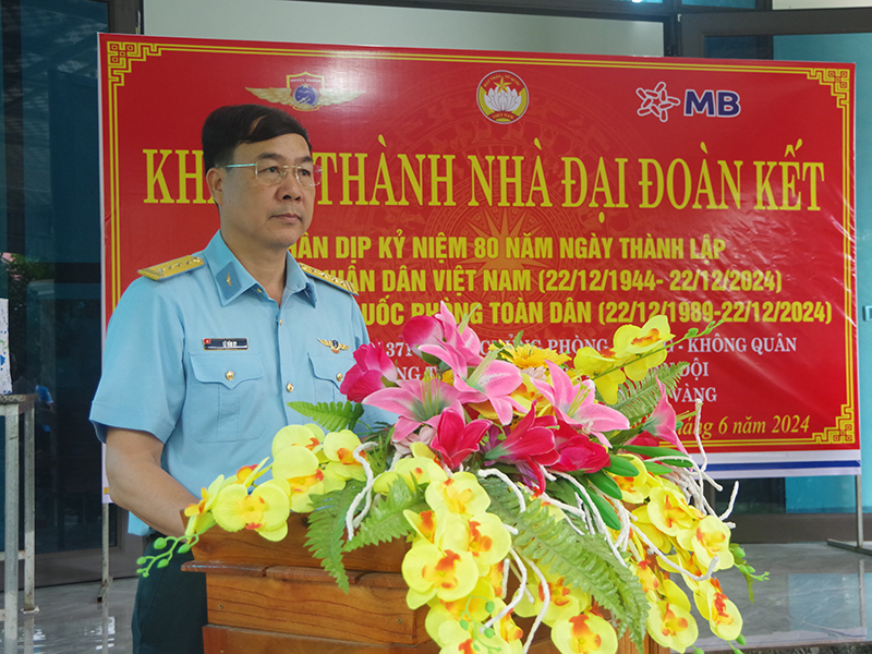 Sư đoàn 371 khánh thành và bàn giao “Nhà đại đoàn kết” tặng các gia đình chính sách trên địa bàn tỉnh Thanh Hóa