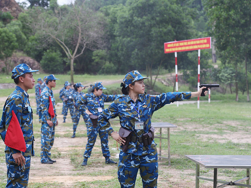 Quân chủng Phòng không - Không quân bế mạc Hội thao bắn súng quân dụng năm 2024