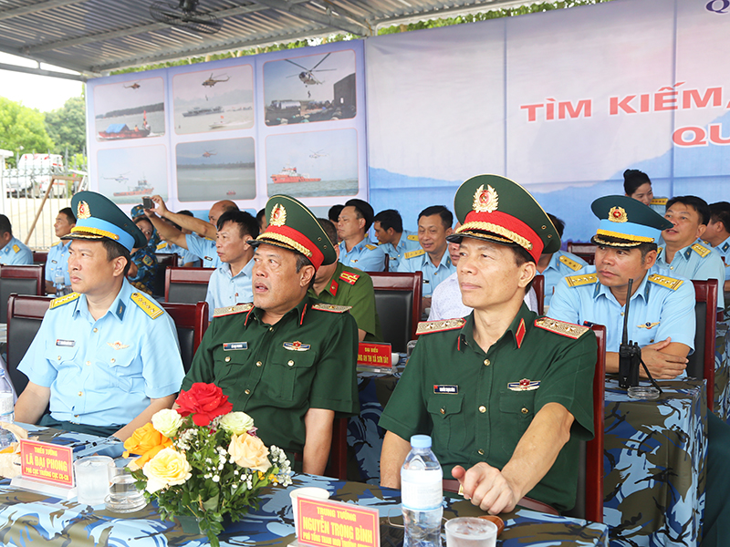 Quân chủng Phòng không - Không quân tổ chức Khai mạc Hội thao tìm kiếm, cứu hộ - cứu nạn đường không năm 2024