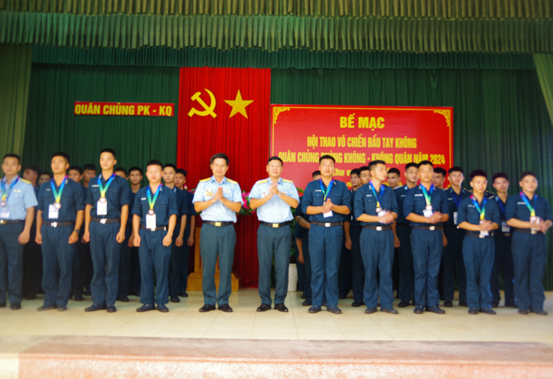 Quân chủng Phòng không - Không quân bế mạc Hội thao Võ chiến đấu tay không khu vực phía Bắc năm 2024