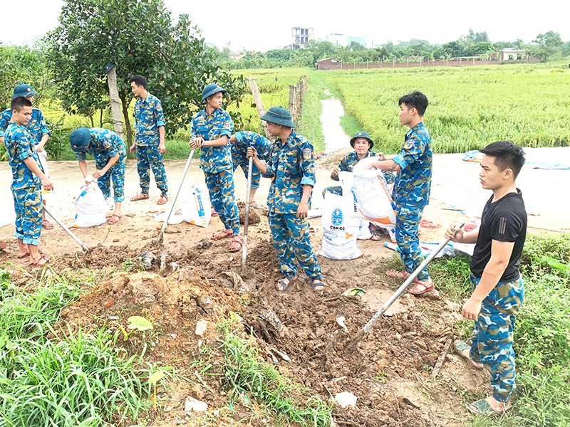 Sư đoàn 361 nỗ lực giúp nhân dân trên địa bàn đóng quân khắc phục hậu quả cơn bão số 3