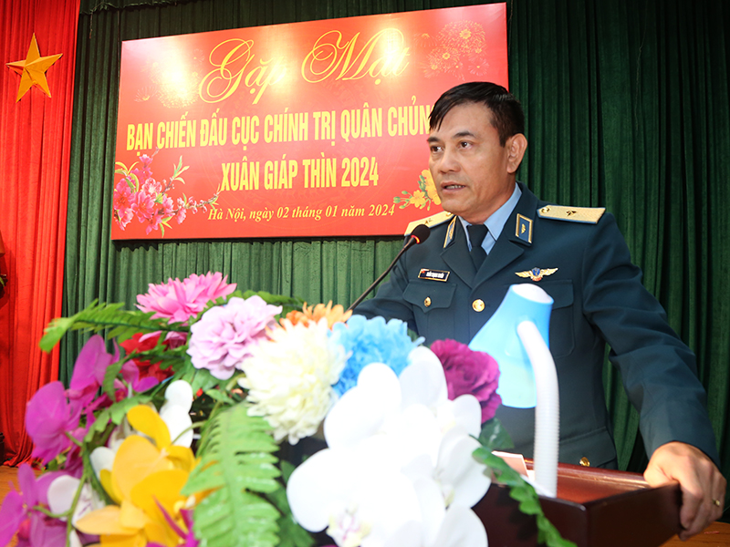 Hội bạn chiến đấu Cục Chính trị Quân chủng PK-KQ tổ chức gặp mặt Xuân Giáp Thìn 2024