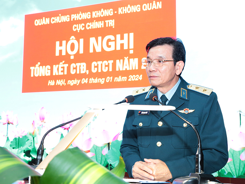 Cục Chính trị Quân chủng PK-KQ tổ chức Hội nghị tổng kết CTĐ, CTCT năm 2023