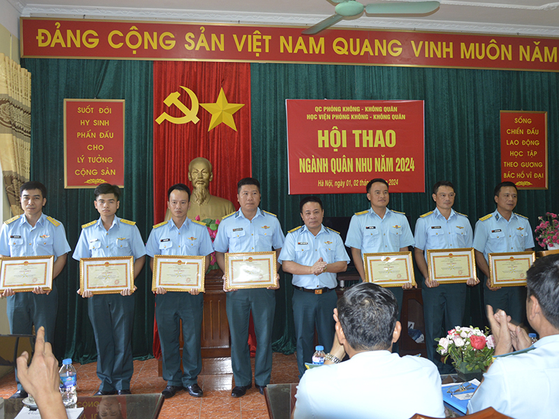 Học viện Phòng không - Không quân tổ chức Hội thao ngành Quân nhu năm 2024