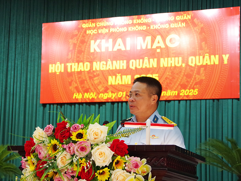 Học viện PK-KQ tổ chức Hội thao ngành Quân nhu, Quân y năm 2025