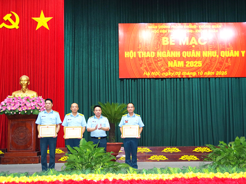 Học viện PK-KQ tổ chức Hội thao ngành Quân nhu, Quân y năm 2025