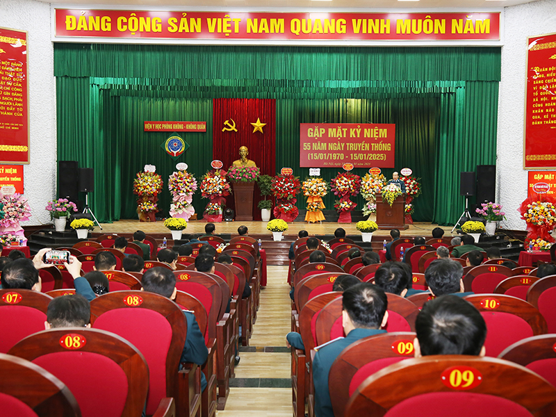 Viện Y học Phòng không - Không quân gặp mặt nhân kỷ niệm 55 năm Ngày truyền thống