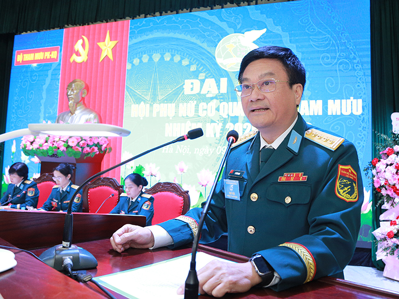 Hội Phụ nữ cơ quan Bộ Tham mưu Quân chủng Phòng không - Không quân tổ chức Đại hội nhiệm kỳ 2025 - 2030