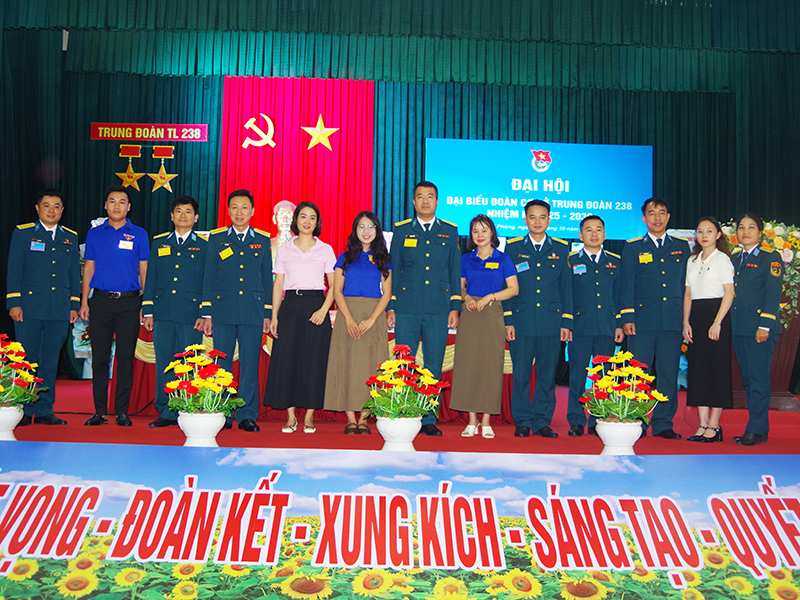 Đoàn cơ sở Trung đoàn 238 tổ chức Đại hội đại biểu Đoàn cơ sở nhiệm kỳ 2025 - 2030