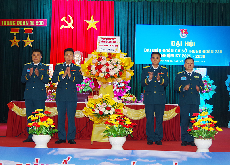 Đoàn cơ sở Trung đoàn 238 tổ chức Đại hội đại biểu Đoàn cơ sở nhiệm kỳ 2025 - 2030