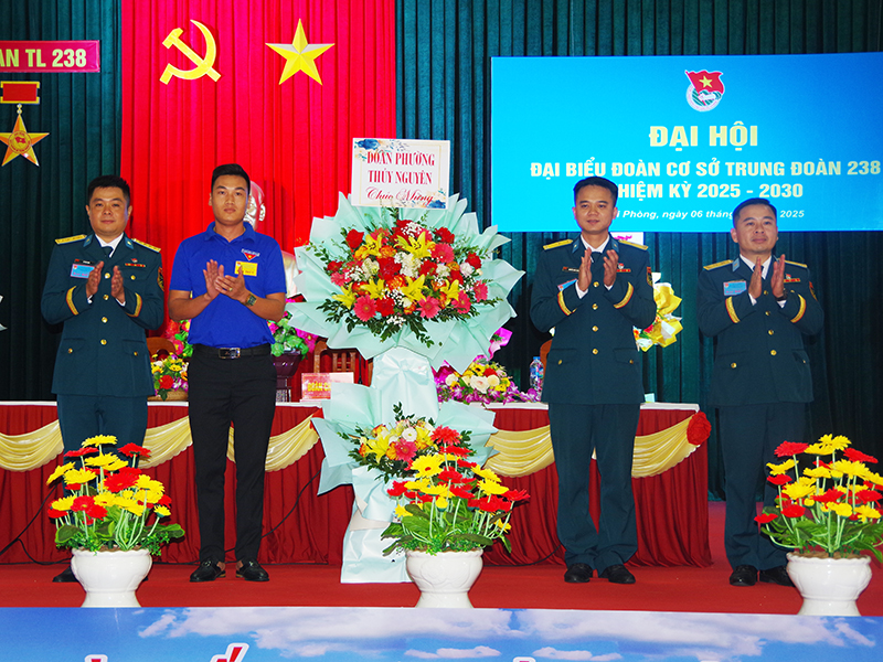 Đoàn cơ sở Trung đoàn 238 tổ chức Đại hội đại biểu Đoàn cơ sở nhiệm kỳ 2025 - 2030