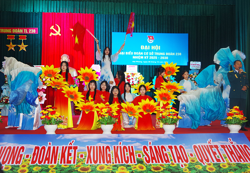 Đoàn cơ sở Trung đoàn 238 tổ chức Đại hội đại biểu Đoàn cơ sở nhiệm kỳ 2025 - 2030
