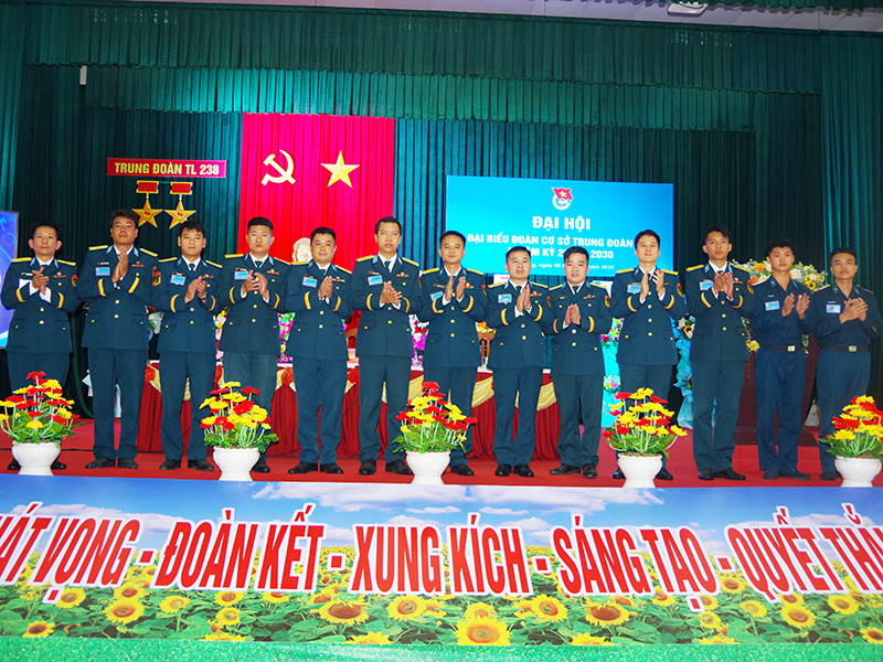 Đoàn cơ sở Trung đoàn 238 tổ chức Đại hội đại biểu Đoàn cơ sở nhiệm kỳ 2025 - 2030
