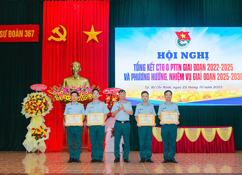 Sư đoàn 367 tổng kết công tác Đoàn và phong trào thanh niên giai đoạn 2022-2025