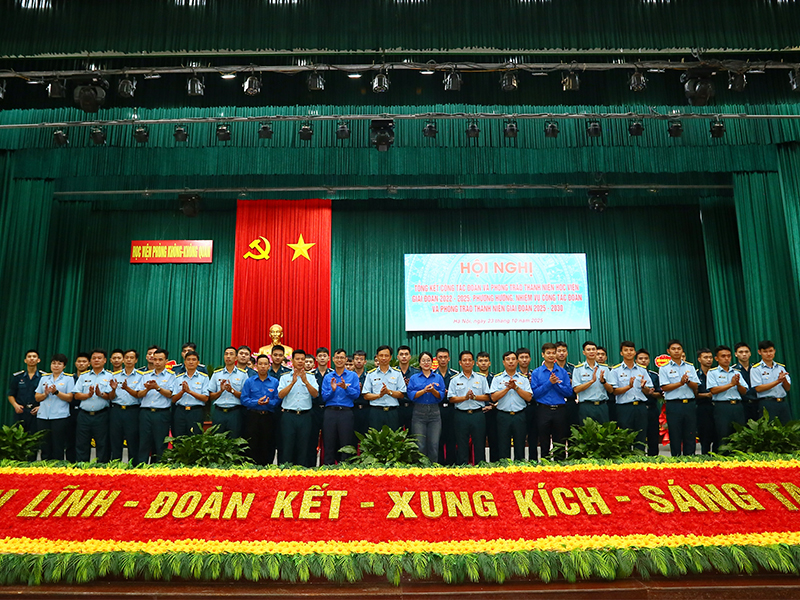 Học viện Phòng không - Không quân tổng kết công tác Đoàn và phong trào thanh niên giai đoạn 2022-2025