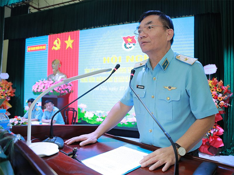 Bộ Tham mưu Phòng không - Không quân tổng kết công tác Đoàn và phong trào thanh niên giai đoạn 2022-2025
