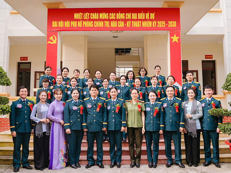 Hội Phụ nữ Phòng Chính trị, Hậu cần - Kỹ thuật Sư đoàn 367 tổ chức Đại hội nhiệm kỳ 2025-2030
