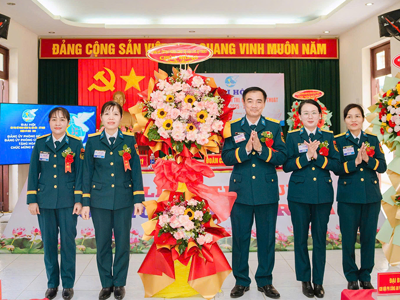Hội Phụ nữ Phòng Chính trị, Hậu cần - Kỹ thuật Sư đoàn 367 tổ chức Đại hội nhiệm kỳ 2025-2030