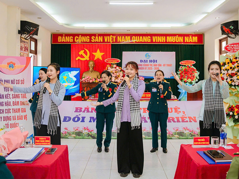 Hội Phụ nữ Phòng Chính trị, Hậu cần - Kỹ thuật Sư đoàn 367 tổ chức Đại hội nhiệm kỳ 2025-2030