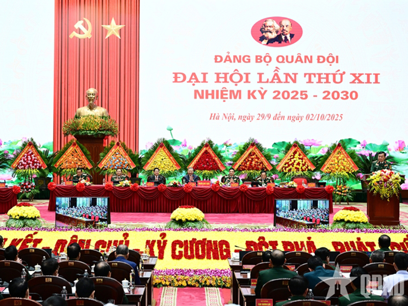 Lãnh đạo Đảng, Nhà nước dự, chỉ đạo phiên bế mạc Đại hội đại biểu Đảng bộ Quân đội lần thứ XII