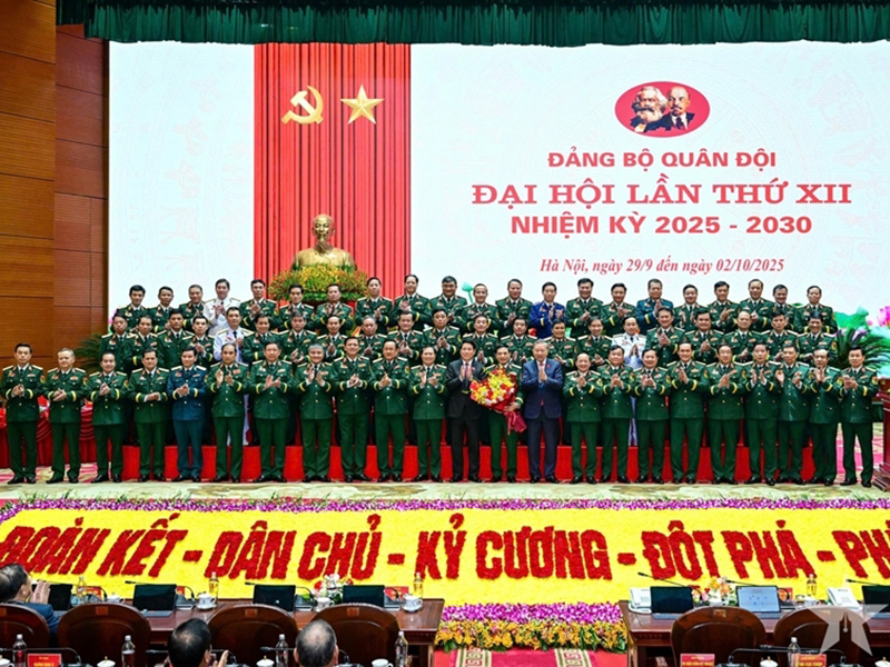 Lãnh đạo Đảng, Nhà nước dự, chỉ đạo phiên bế mạc Đại hội đại biểu Đảng bộ Quân đội lần thứ XII