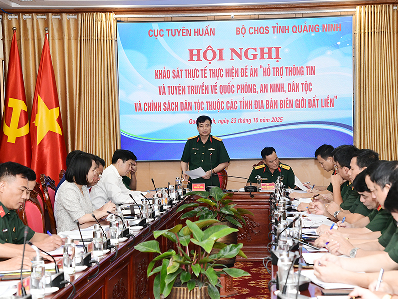 Tổng cục Chính trị QĐND Việt Nam tổ chức tập huấn thông tin, tuyên truyền Đề án 1219 khu vực phía Bắc