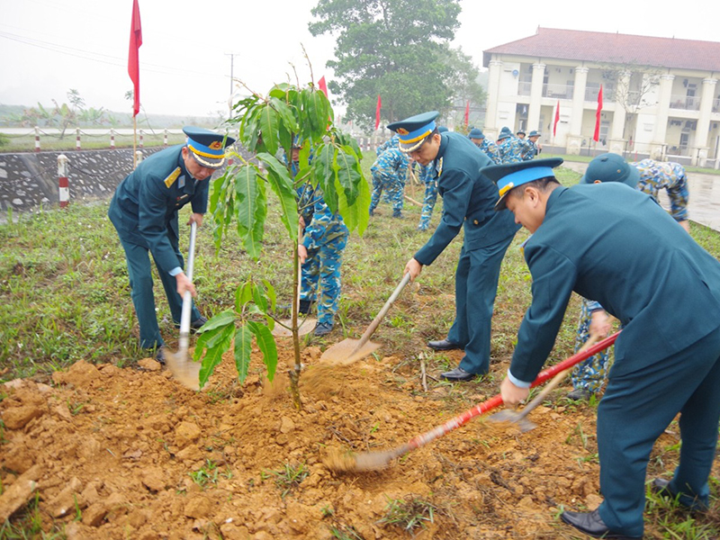 Sư đoàn 371 phát động “Tết trồng cây đời đời nhớ ơn Bác Hồ” Xuân Ất Tỵ 2025