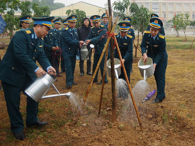 Bộ Tham mưu Phòng không - Không quân phát động “Tết trồng cây” Xuân Ất Tỵ - 2025