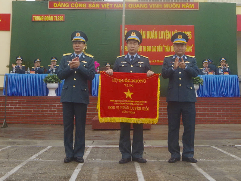 Các đơn vị trong Quân chủng Phòng không - Không quân đồng loạt tổ chức Lễ ra quân huấn luyện năm 2025