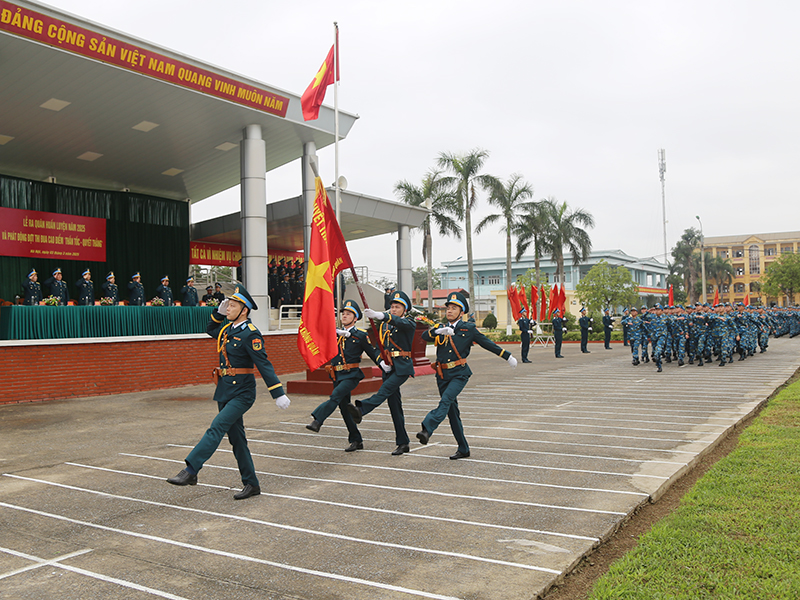 Các đơn vị trong Quân chủng Phòng không - Không quân đồng loạt tổ chức Lễ ra quân huấn luyện năm 2025