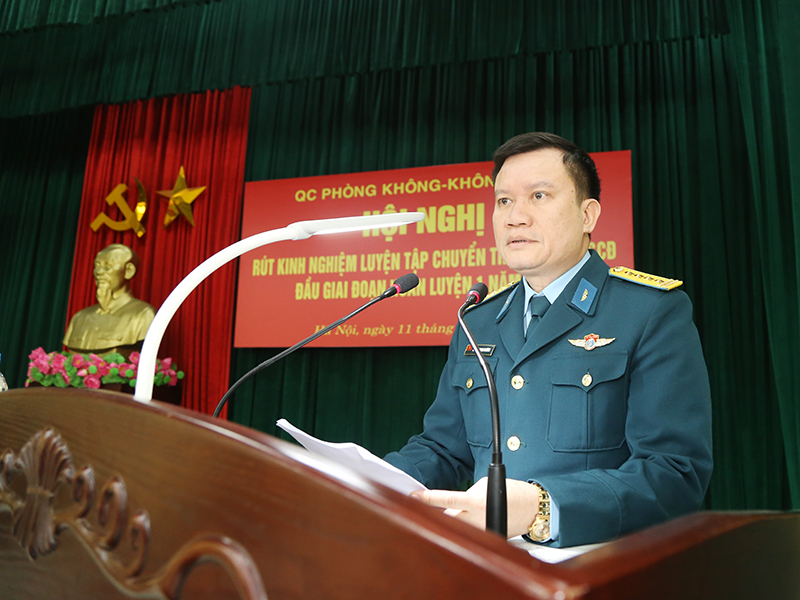 Quân chủng Phòng không - Không quân tổ chức Hội nghị rút kinh nghiệm luyện tập chuyển trạng thái sẵn sàng chiến đấu đầu giai đoạn huấn luyện 1 năm 2025