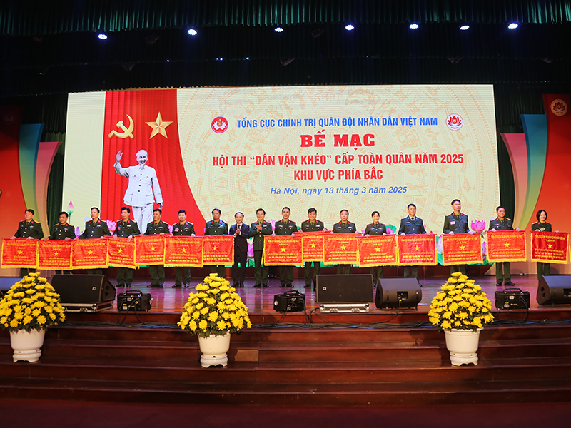 Tổng Cục Chính trị bế mạc Hội thi “Dân vận khéo” toàn quân năm 2025 khu vực phía Bắc