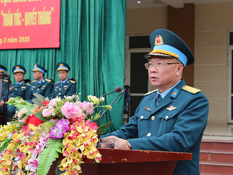 Các đơn vị trong Quân chủng Phòng không - Không quân tổ chức Lễ ra quân huấn luyện năm 2025