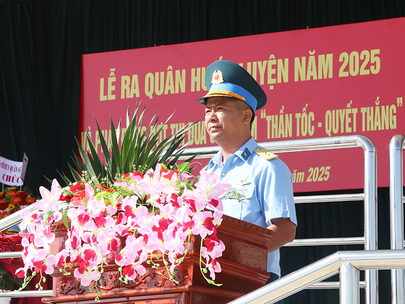 Các đơn vị trong quân chủng Phòng không - Không quân tổ chức Lễ ra quân huấn luyện năm 2025 và phát động đợt thi đua cao điểm 