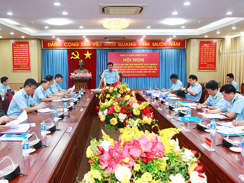Đảng ủy Quân chủng Phòng không - Không quân tổng kết 10 năm thực hiện Nghị quyết 347 của Quân ủy Trung ương