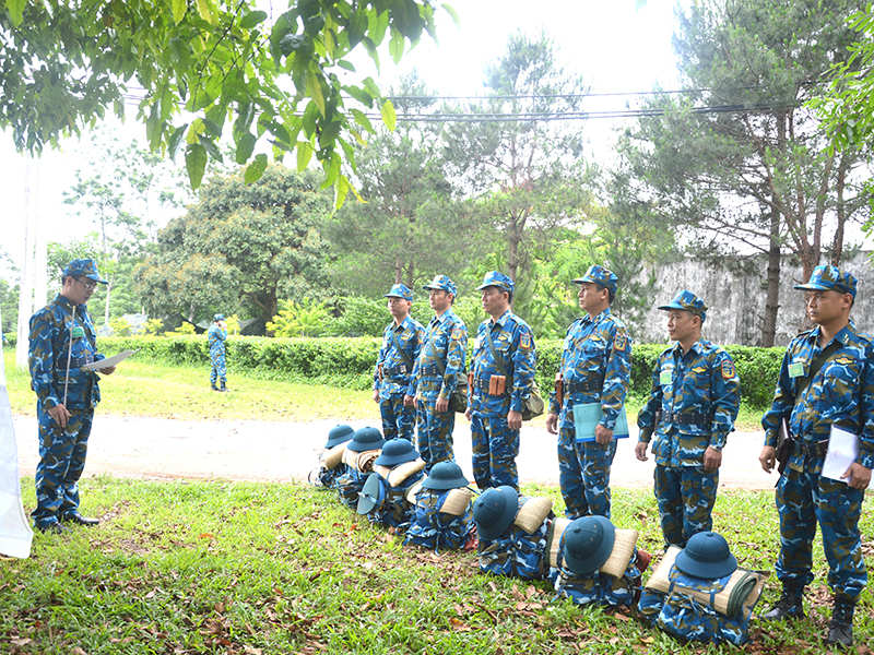 Học viện Phòng không-Không quân tổ chức thành công diễn tập chỉ huy-cơ quan 1 bên 2 cấp có bắn đạn học tập pháo phòng không cho các đối tượng học viên ra trường năm 2025