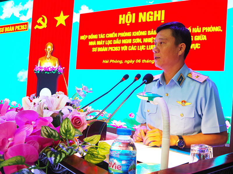 Sư đoàn 363 tổ chức Hội nghị hiệp đồng tác chiến với các đơn vị trong khu vực