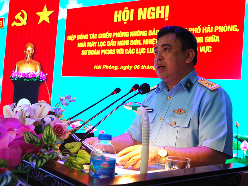 Sư đoàn 363 tổ chức Hội nghị hiệp đồng tác chiến với các đơn vị trong khu vực
