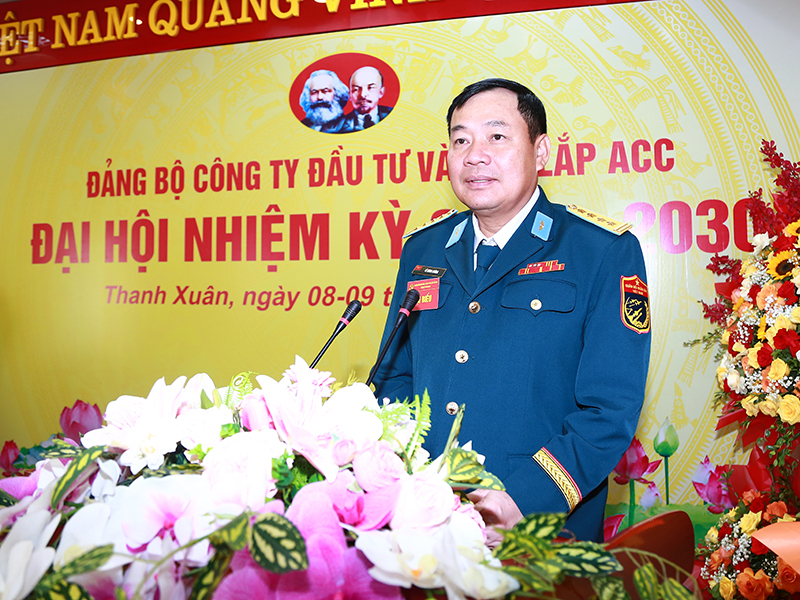 Đảng bộ Công ty đầu tư và xây lắp ACC tổ chức Đại hội nhiệm kỳ 2020-2025