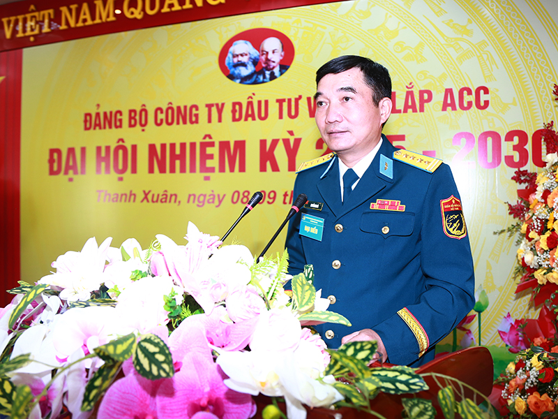 Đảng bộ Công ty đầu tư và xây lắp ACC tổ chức Đại hội nhiệm kỳ 2020-2025