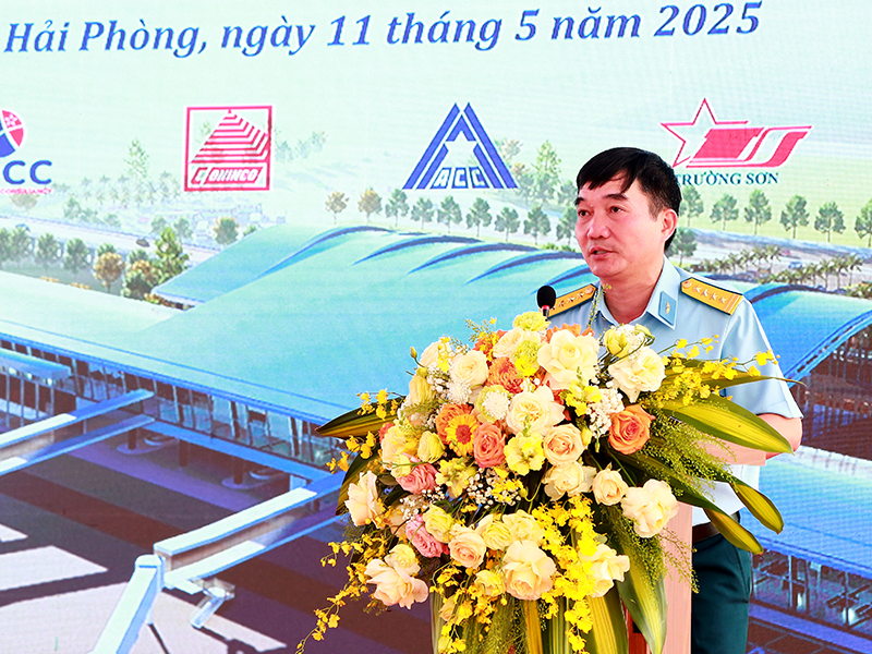 Khởi công xây dựng công trình “Mở rộng sân đỗ máy bay, Cảng hàng không quốc tế Cát Bi giai đoạn 2”