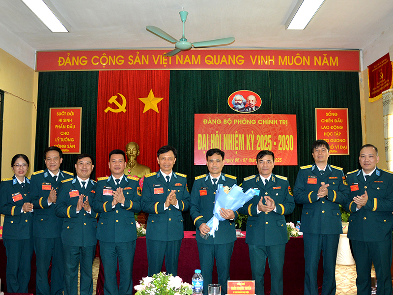 Đảng bộ Phòng Chính trị, Học viện PK-KQ tổ chức Đại hội nhiệm kỳ 2025-2030