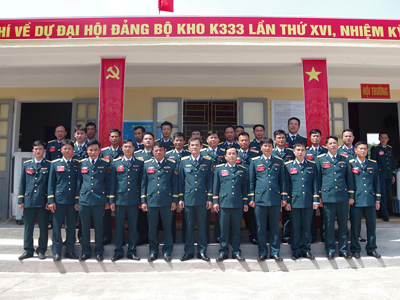 Đảng bộ Kho K333 tổ chức thành công Đại hội lần thứ XVI, nhiệm kỳ 2025 - 2030