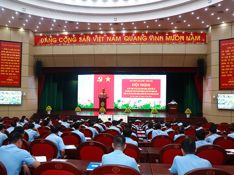 Quân chủng Phòng không - Không quân sơ kết công tác cải cách hành chính, chuyển đổi số giai đoạn 2021-2025