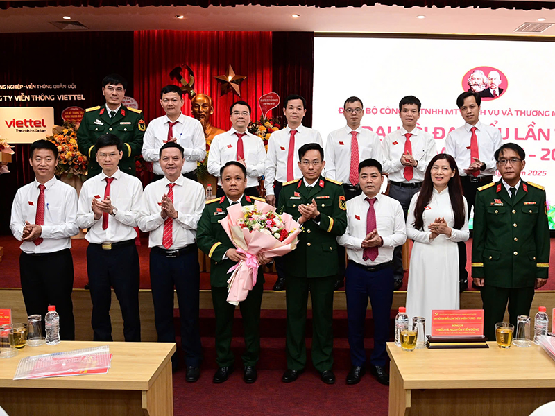 Đảng bộ Công ty Trách nhiệm hữu hạn (TNHH) Một thành viên (MTV) Dịch vụ và Thương mại VIETTELPOST tổ chức Đại hội đại biểu nhiệm kỳ 2025-2030
