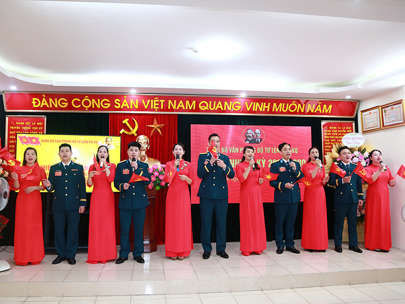 Đảng bộ Văn phòng Đảng ủy, Bộ Tư lệnh Quân chủng PK-KQ tổ chức Đại hội nhiệm kỳ 2025-2030