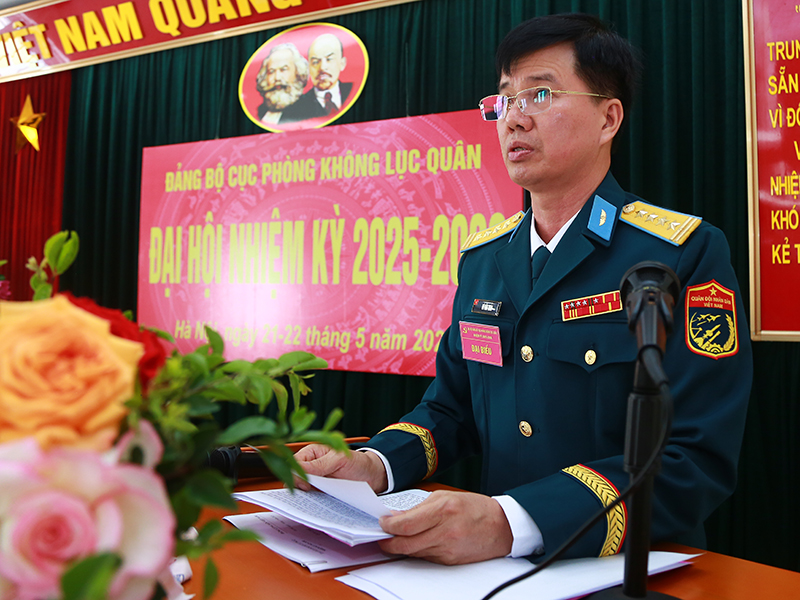 Đảng bộ Cục Phòng không Lục quân tổ chức Đại hội nhiệm kỳ 2025-2030