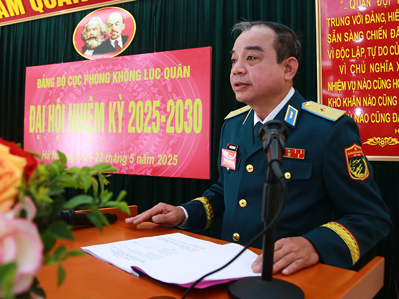Đảng bộ Cục Phòng không Lục quân tổ chức Đại hội nhiệm kỳ 2025-2030