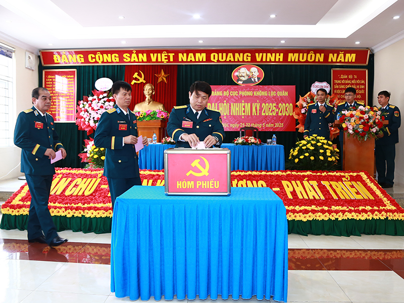 Đảng bộ Cục Phòng không Lục quân tổ chức Đại hội nhiệm kỳ 2025-2030
