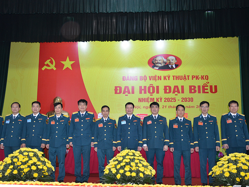 Đảng bộ Viện Kỹ thuật Phòng Không-Không Quân tổ chức thành công Đại hội đại biểu nhiệm kỳ 2025-2030